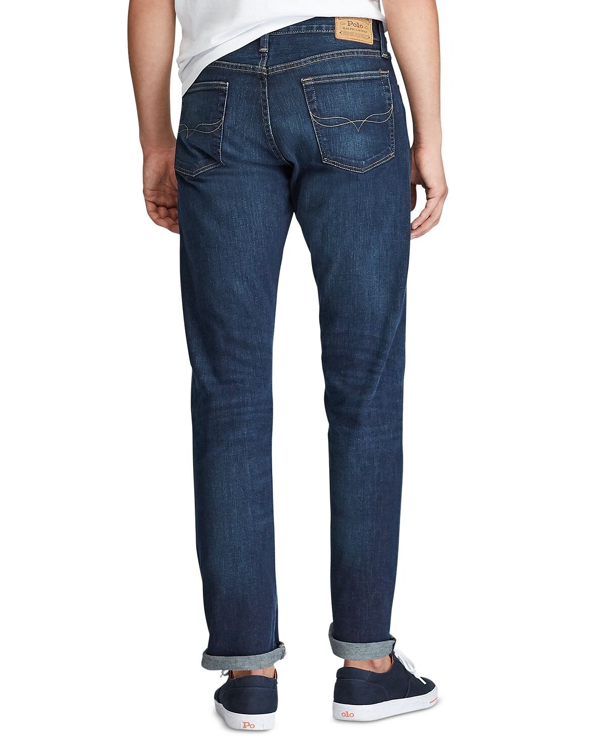 картинка Мужские прямые джинсы hampton relaxed Polo Ralph Lauren, мульти от магазина Одежда+