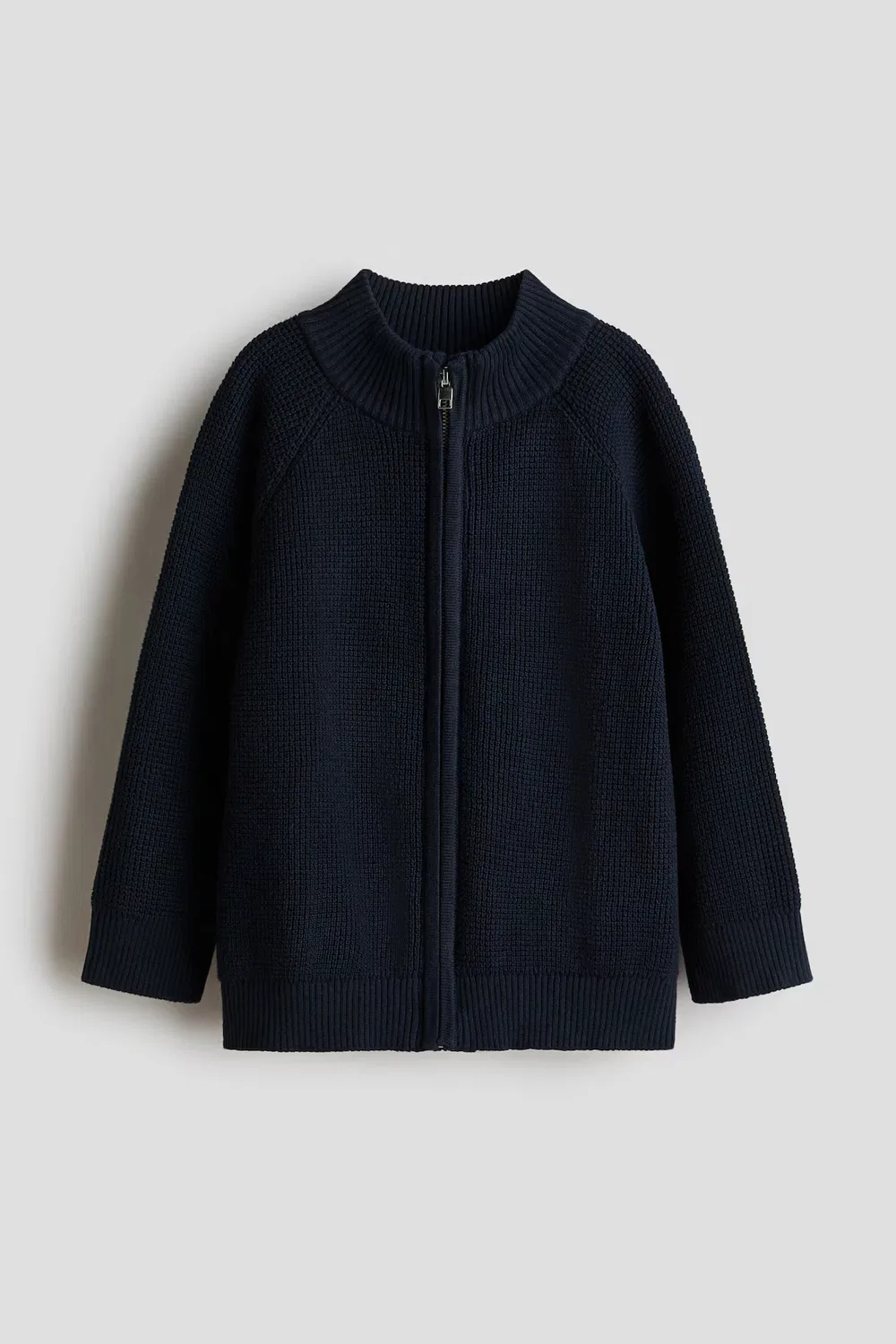 картинка Хлопковый кардиган на молнии H&M, Marineblau от магазина Одежда+