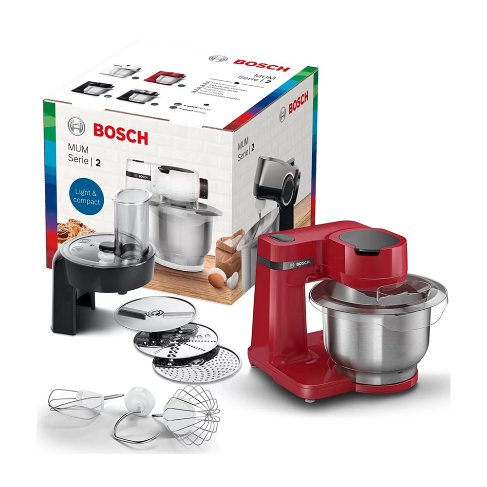 картинка Кухонный комбайн BOSCH MUMS2ER01, красный от магазина Одежда+