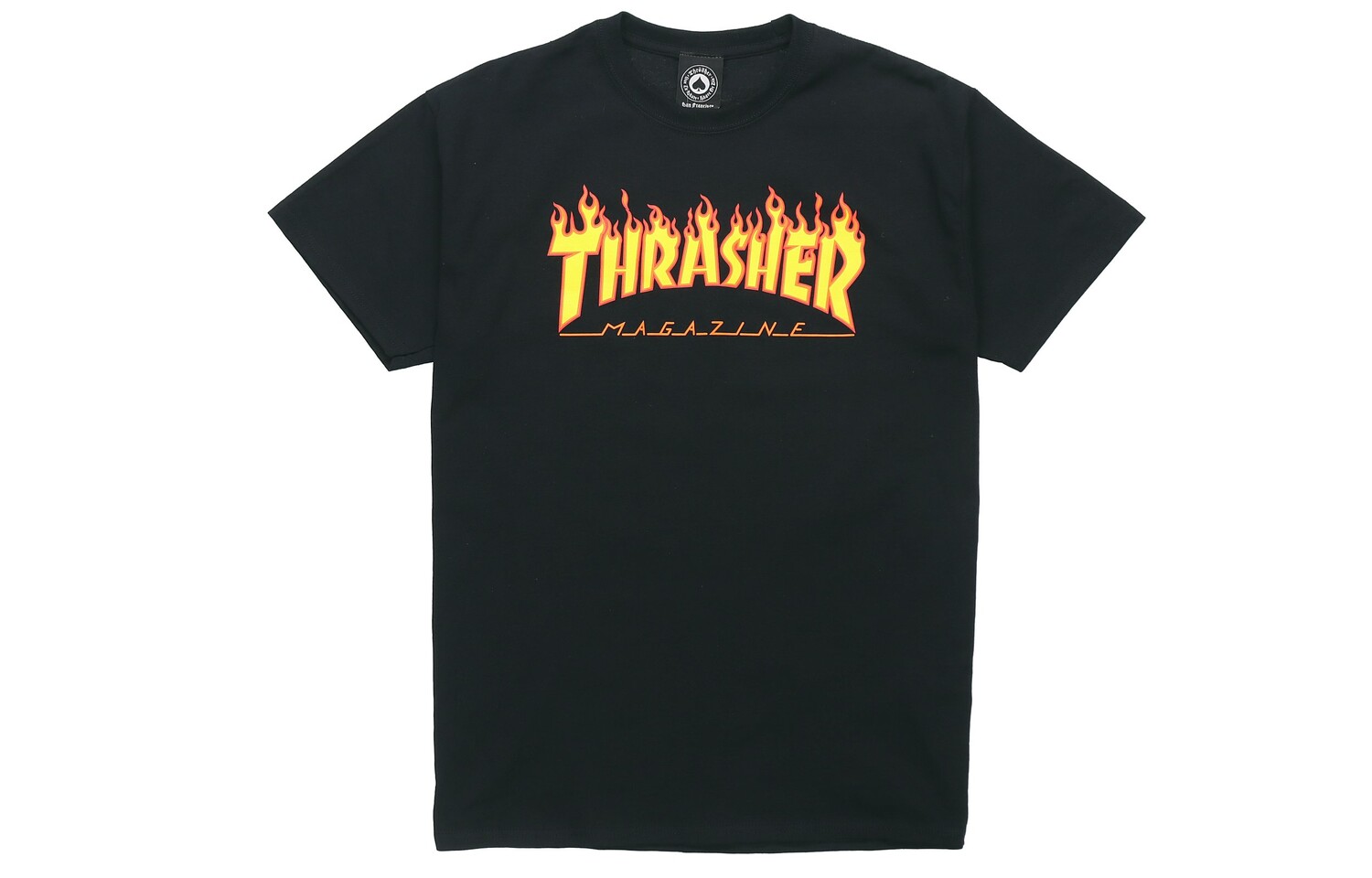 картинка Футболка Thrasher Flame, черный от магазина Одежда+