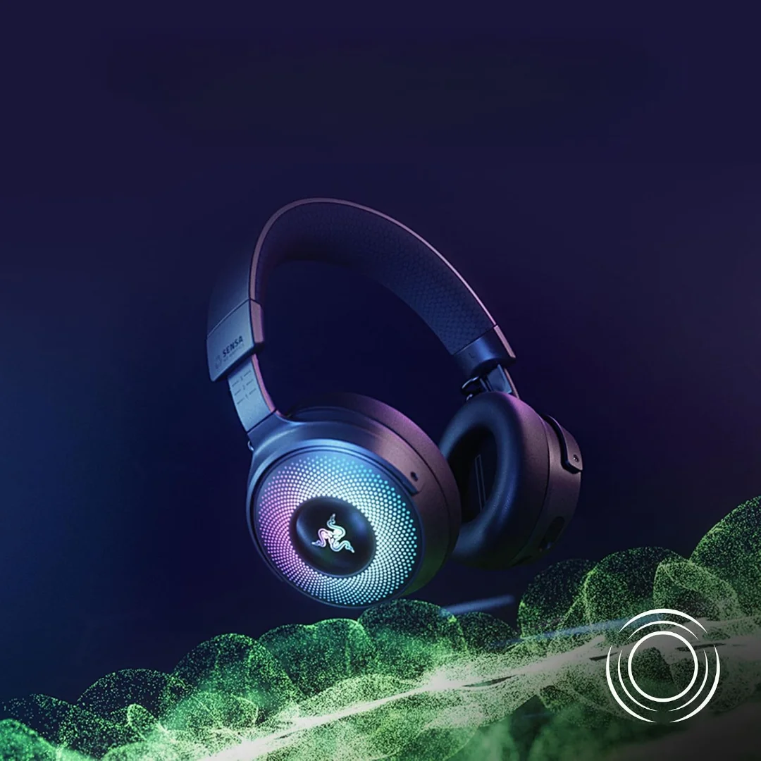 картинка Беспроводная игровая гарнитура Razer Kraken V4 Pro, черный от магазина Одежда+