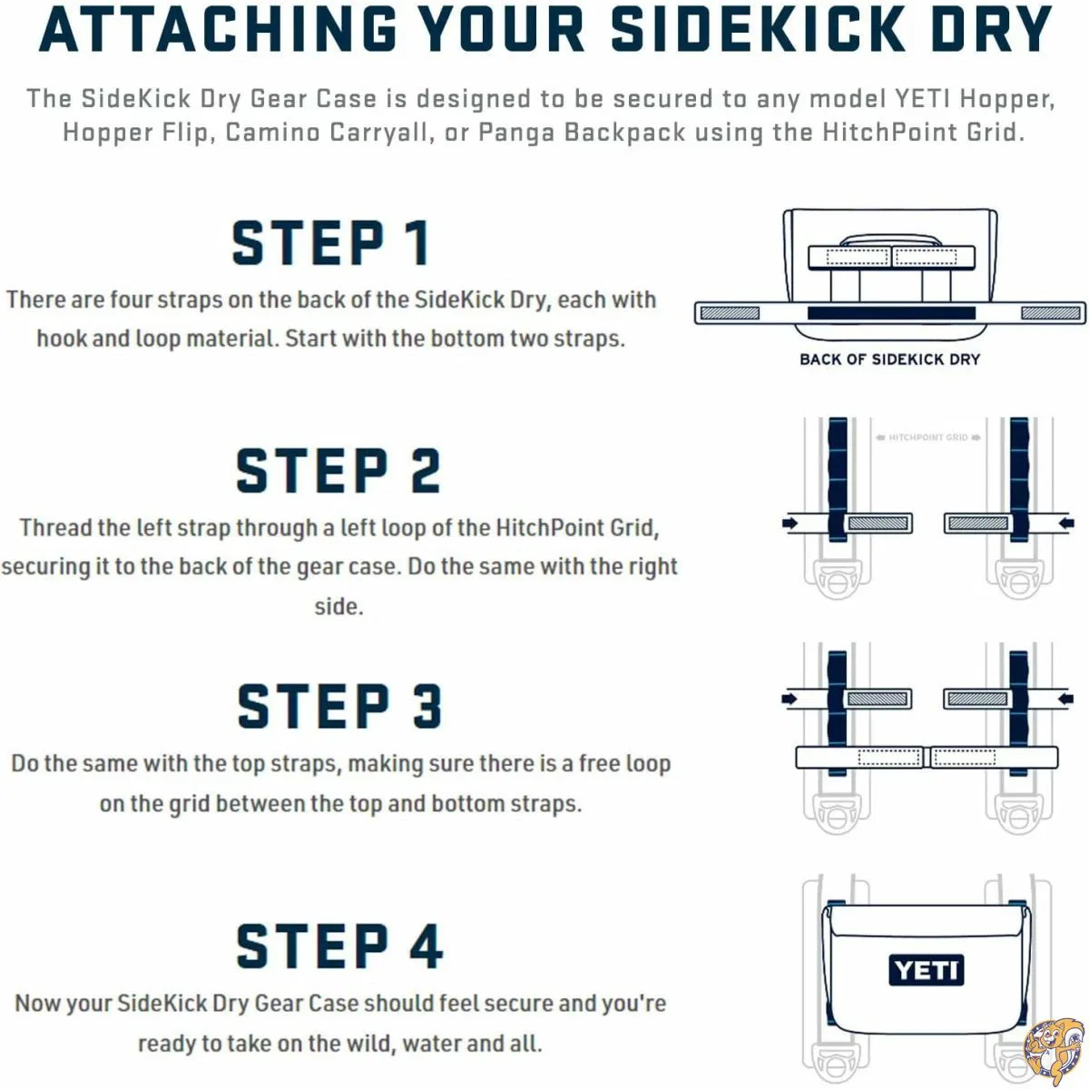 картинка Водонепроницаемый чехол «Sidekick Dry» от YETI от магазина Одежда+