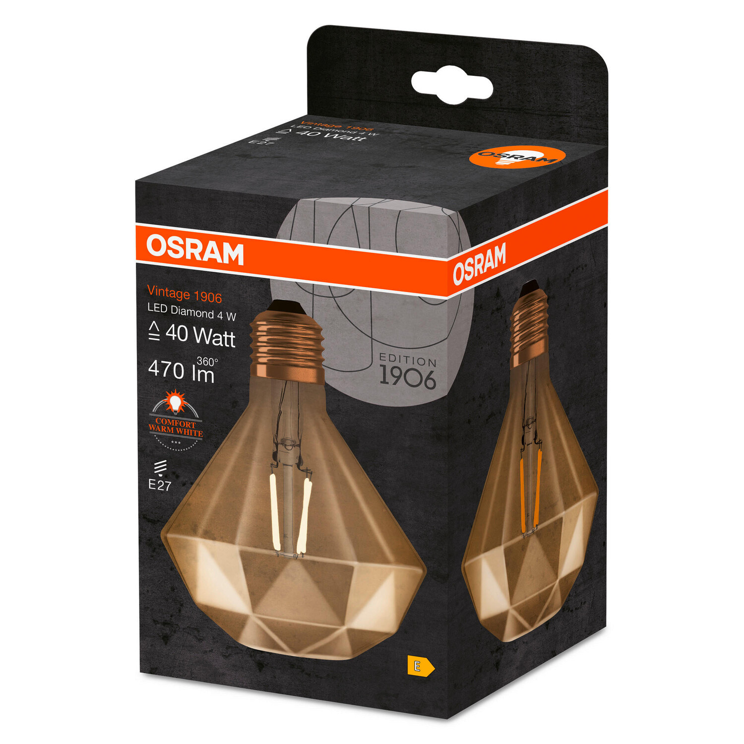 картинка Светодиодная лампочка Osram, 11 см, золотой от магазина Одежда+