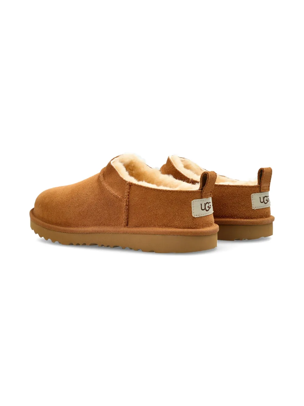 картинка Замшевые кожаные слипоны UGG Kids, коричневый от магазина Одежда+