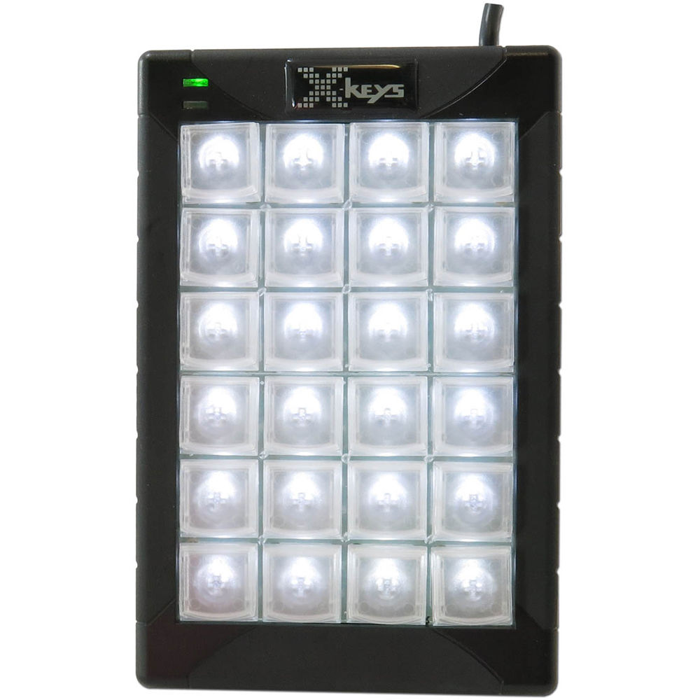 картинка X-keys XK-24 - черно-белое решение для управления компьютером от магазина Одежда+
