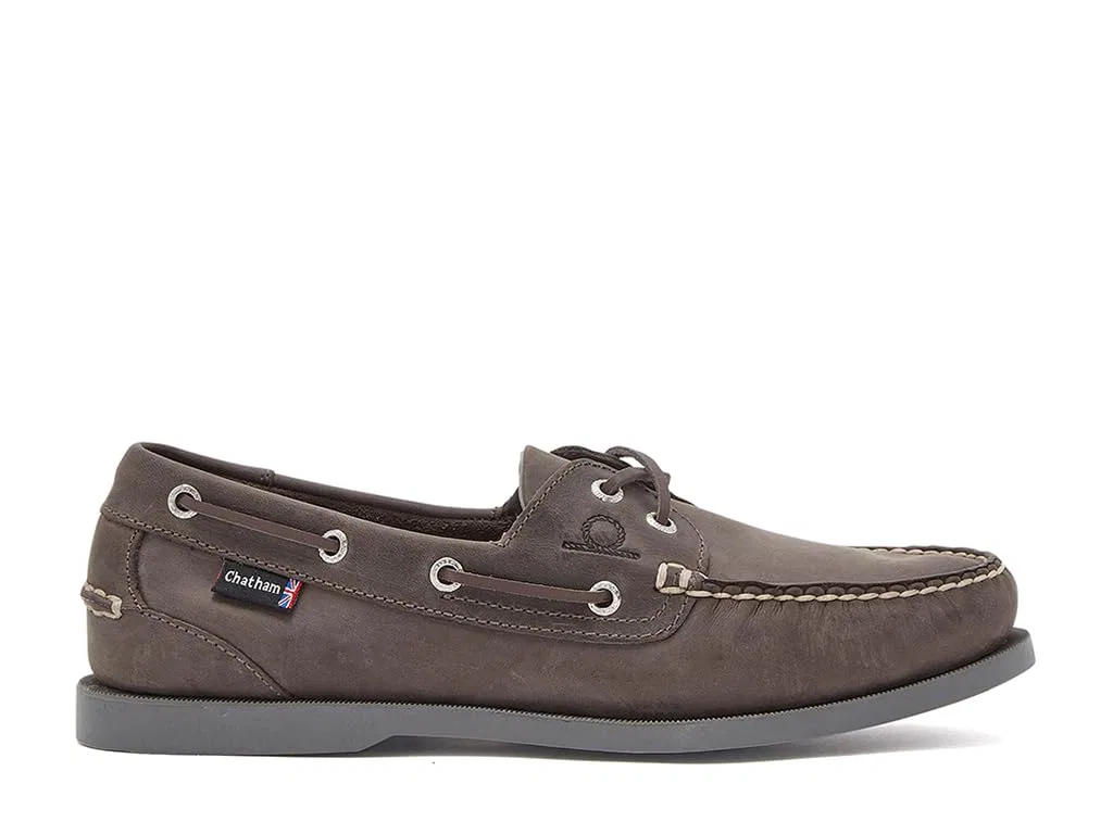 картинка Мужские лоферы-топсайдеры из кожи G2 Chatham, Dark Grey от магазина Одежда+