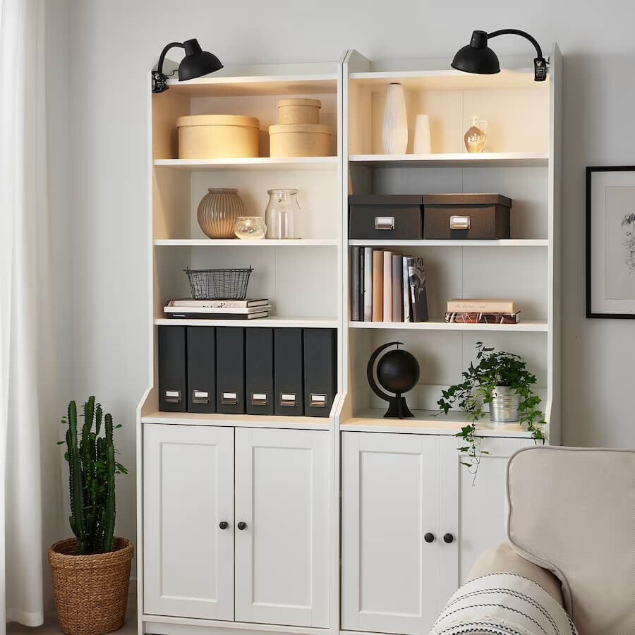 картинка Рабочая лампа Ikea Skurup Pinch Target, черный от магазина Одежда+