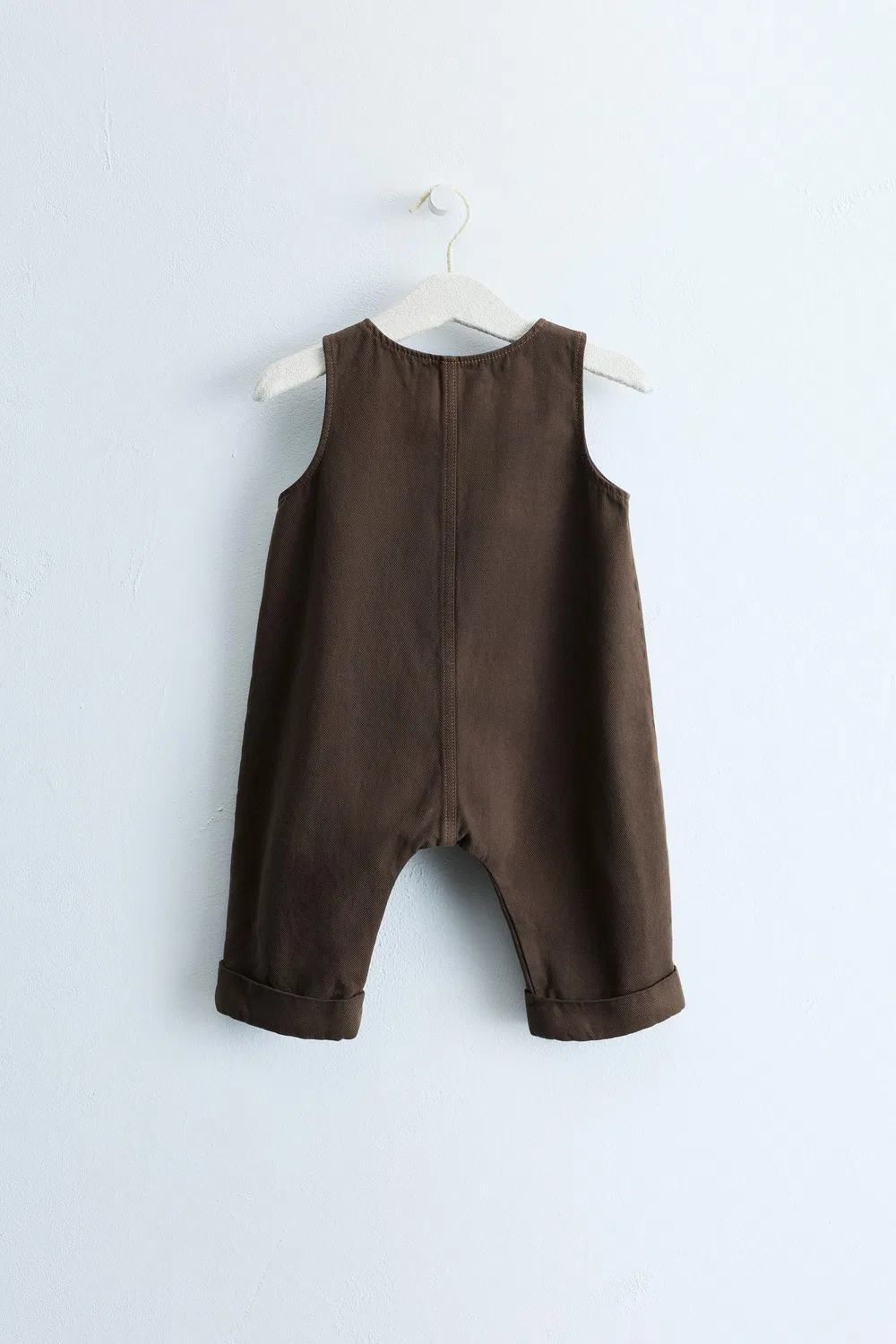 картинка ZARA TIMELESS - Простой комбинезон из твила, Dark brown от магазина Одежда+