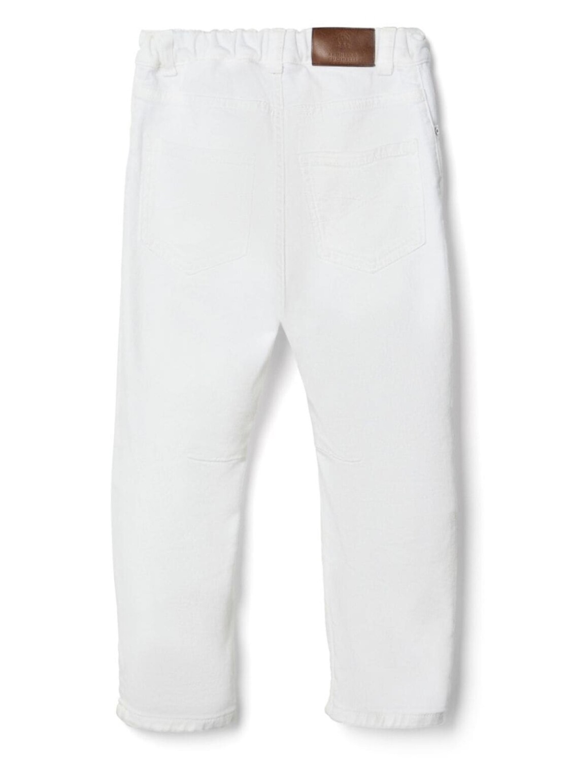 картинка Brunello Cucinelli Kids джинсы прямого кроя, белый от магазина Одежда+
