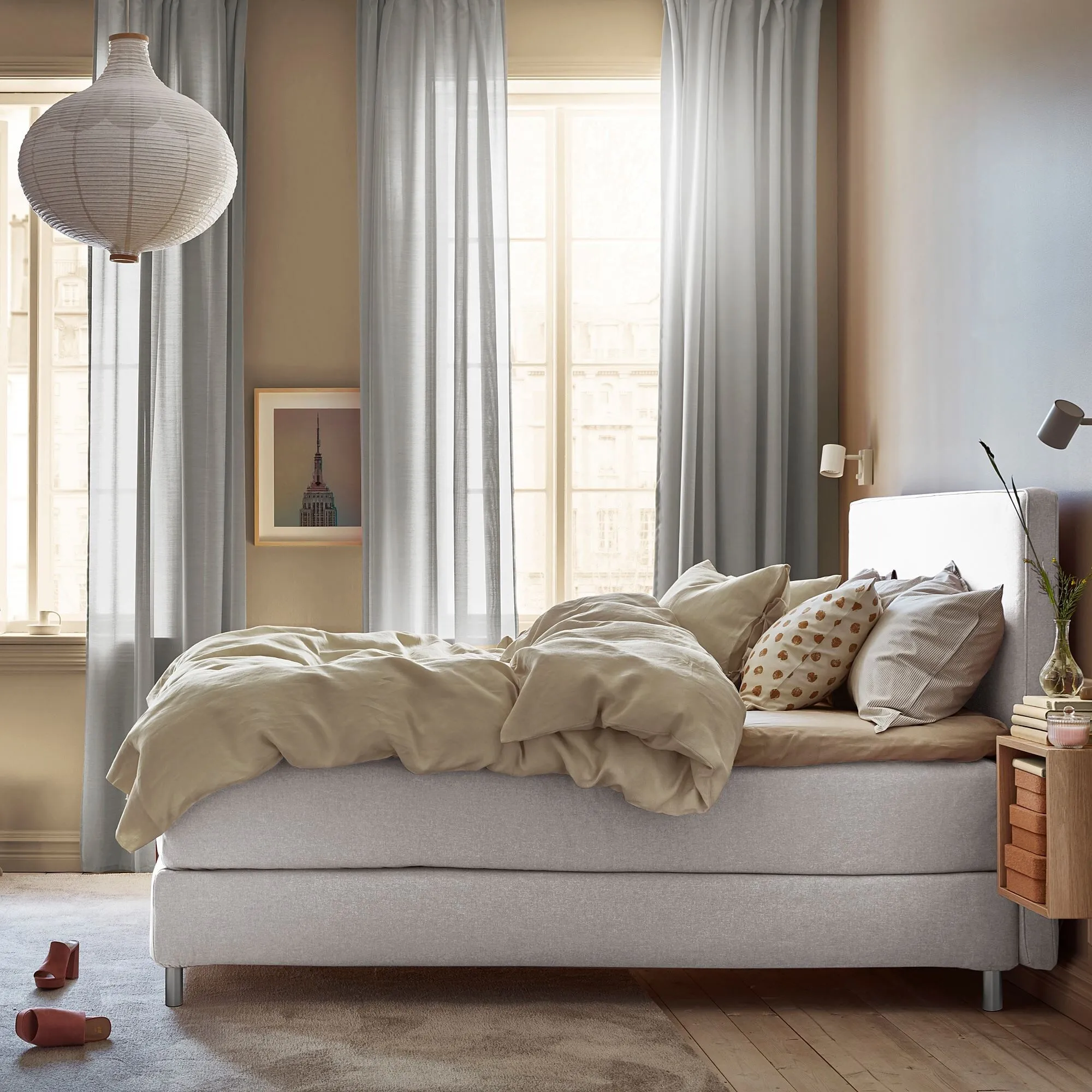 картинка Абажур белого цвета RISBYN IKEA от магазина Одежда+