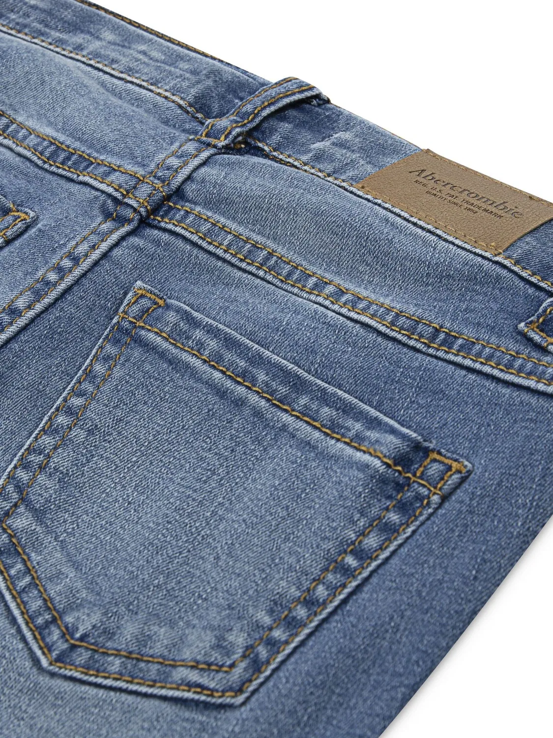 картинка Джинсы клеш, высокая посадка Abercrombie & Fitch, синие от магазина Одежда+
