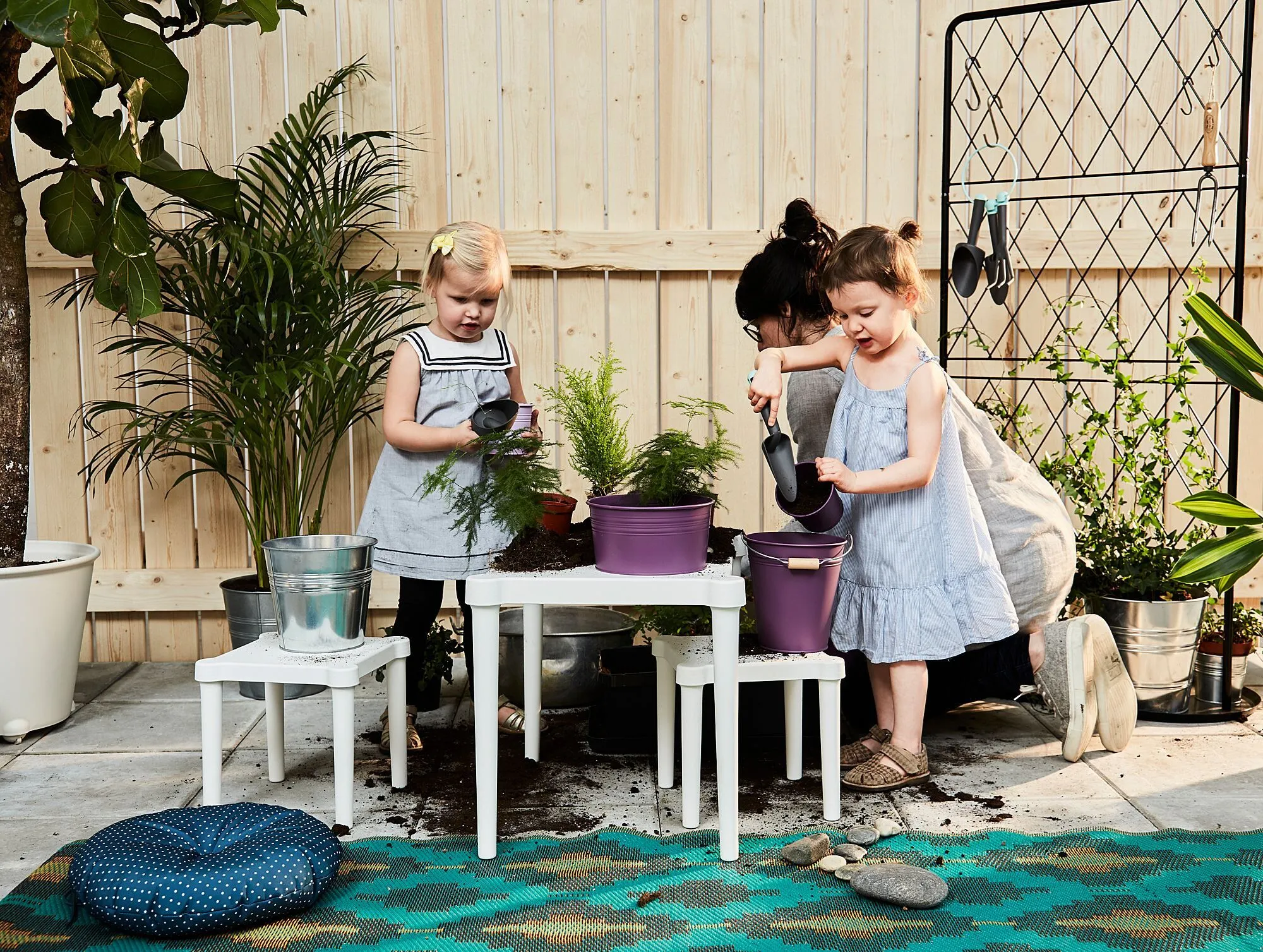 картинка Детский табурет, белый UTTER IKEA от магазина Одежда+