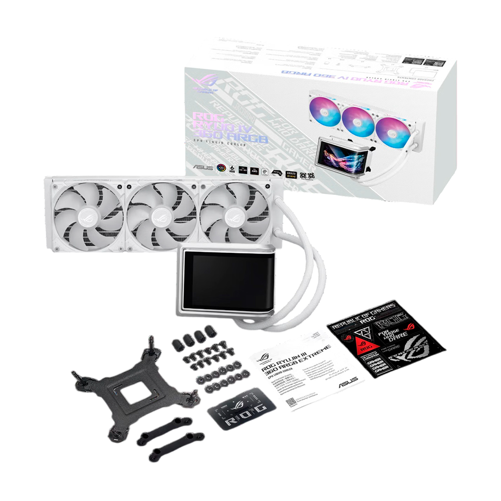 картинка Система водяного охлаждения Asus Rog Ryuo IV 360 ARGB, белый от магазина Одежда+
