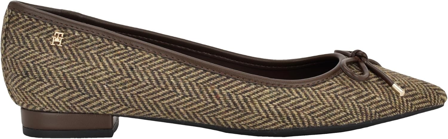 картинка Женские балетки Tommy Hilfiger Kimio, Medium Natural Multi 101 от магазина Одежда+