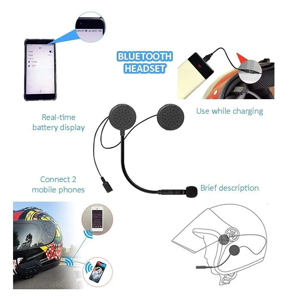 картинка Мотоциклетный шлем модульный с Bluetooth DJCALA, C от магазина Одежда+