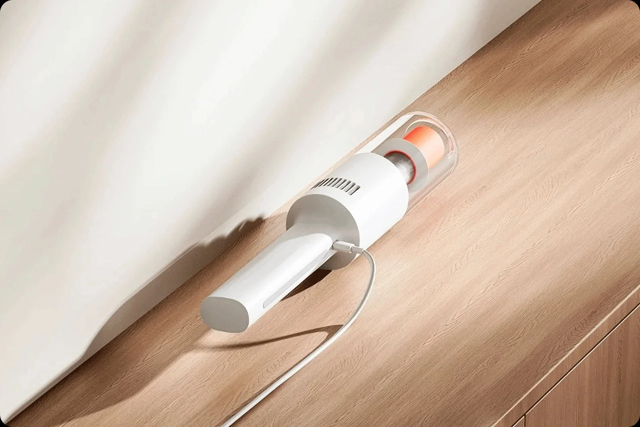 картинка Беспроводной вертикальный пылесос Xiaomi Mijia Lightweight Vacuum, белый от магазина Одежда+