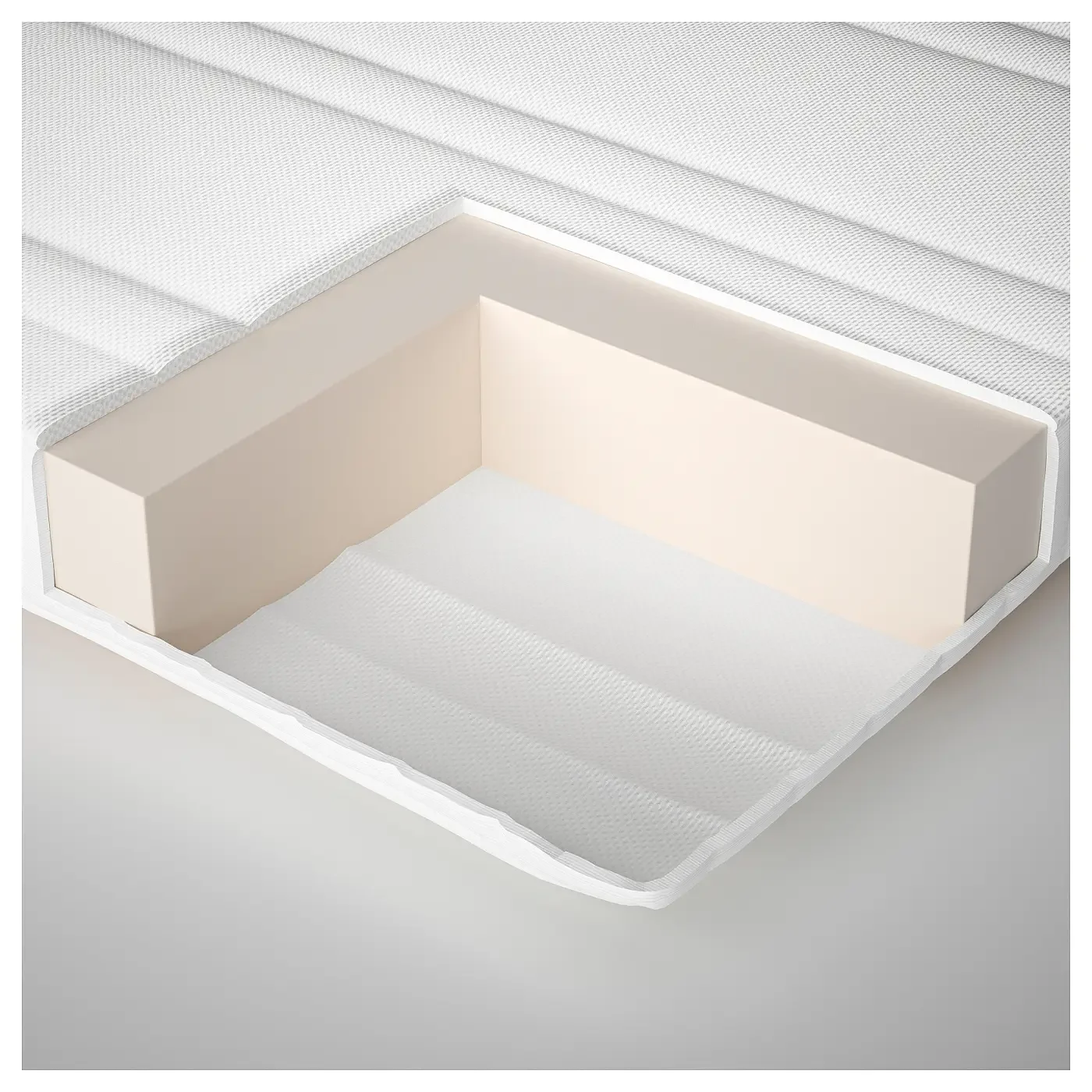 картинка Матрас беспружинный IKEA Nattsmyg, 80х200 см, белый от магазина Одежда+