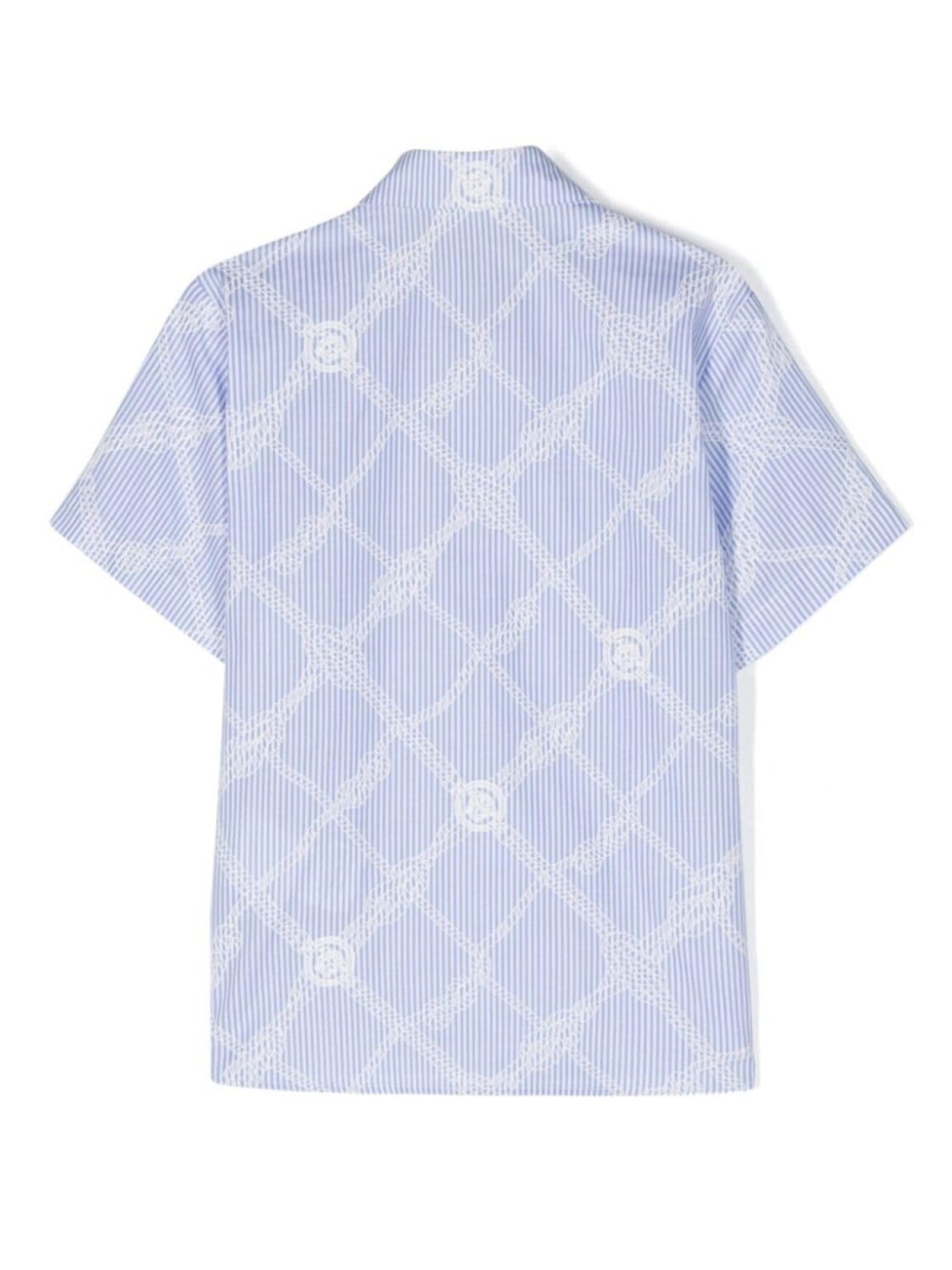 картинка Versace Kids рубашка Nautical Medusa в полоску, белый от магазина Одежда+