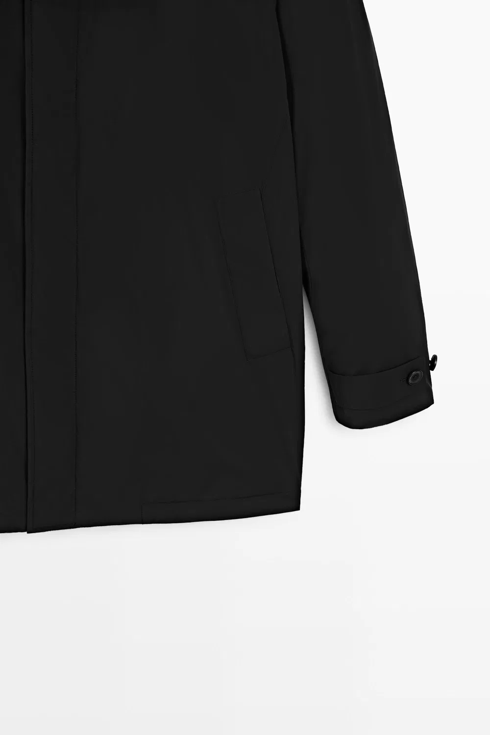 картинка Тренч Massimo Dutti, женский, черный от магазина Одежда+