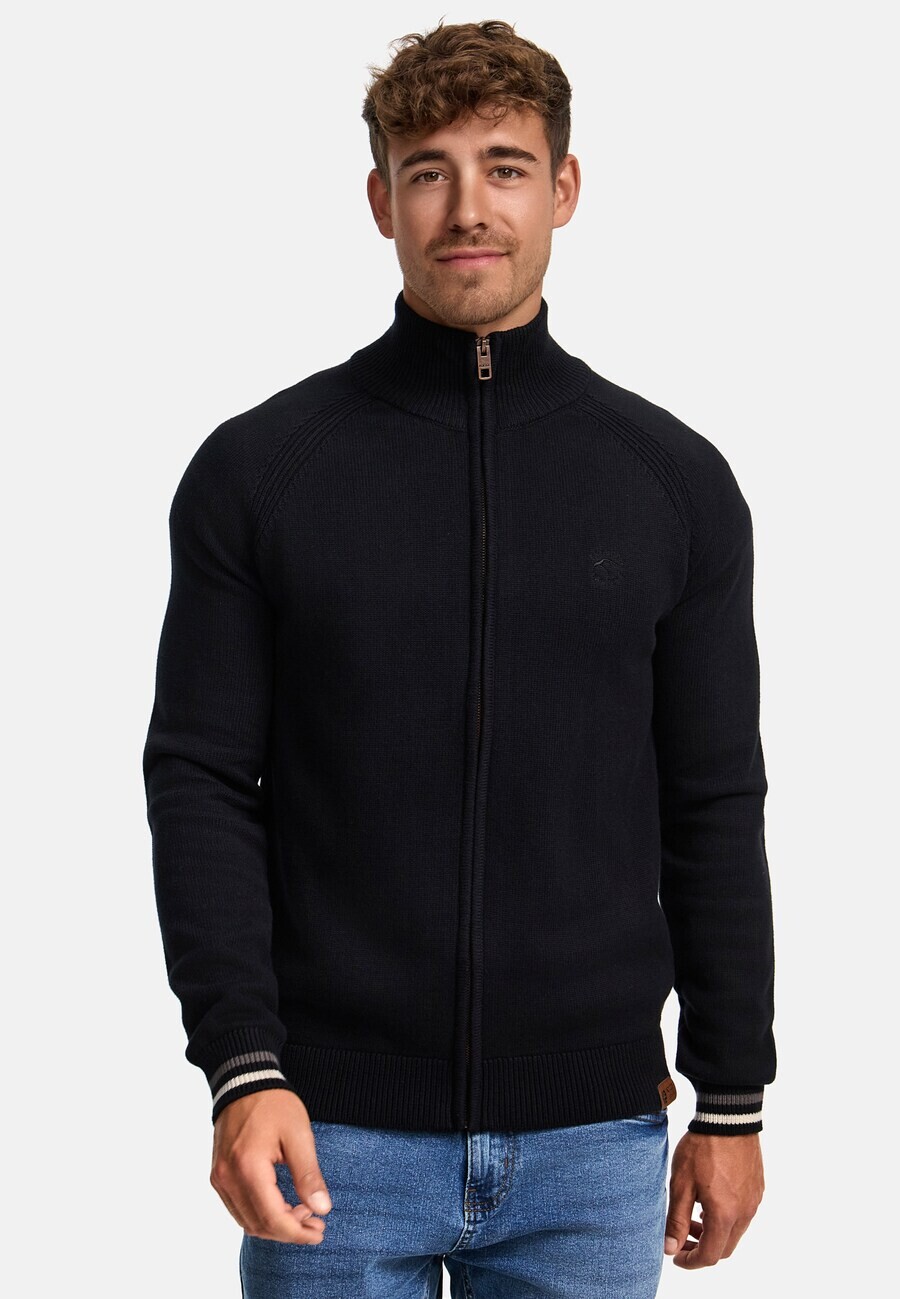 картинка Вязаный кардиган INDICODE JEANS Knit Cardigan Arutemia, черный от магазина Одежда+