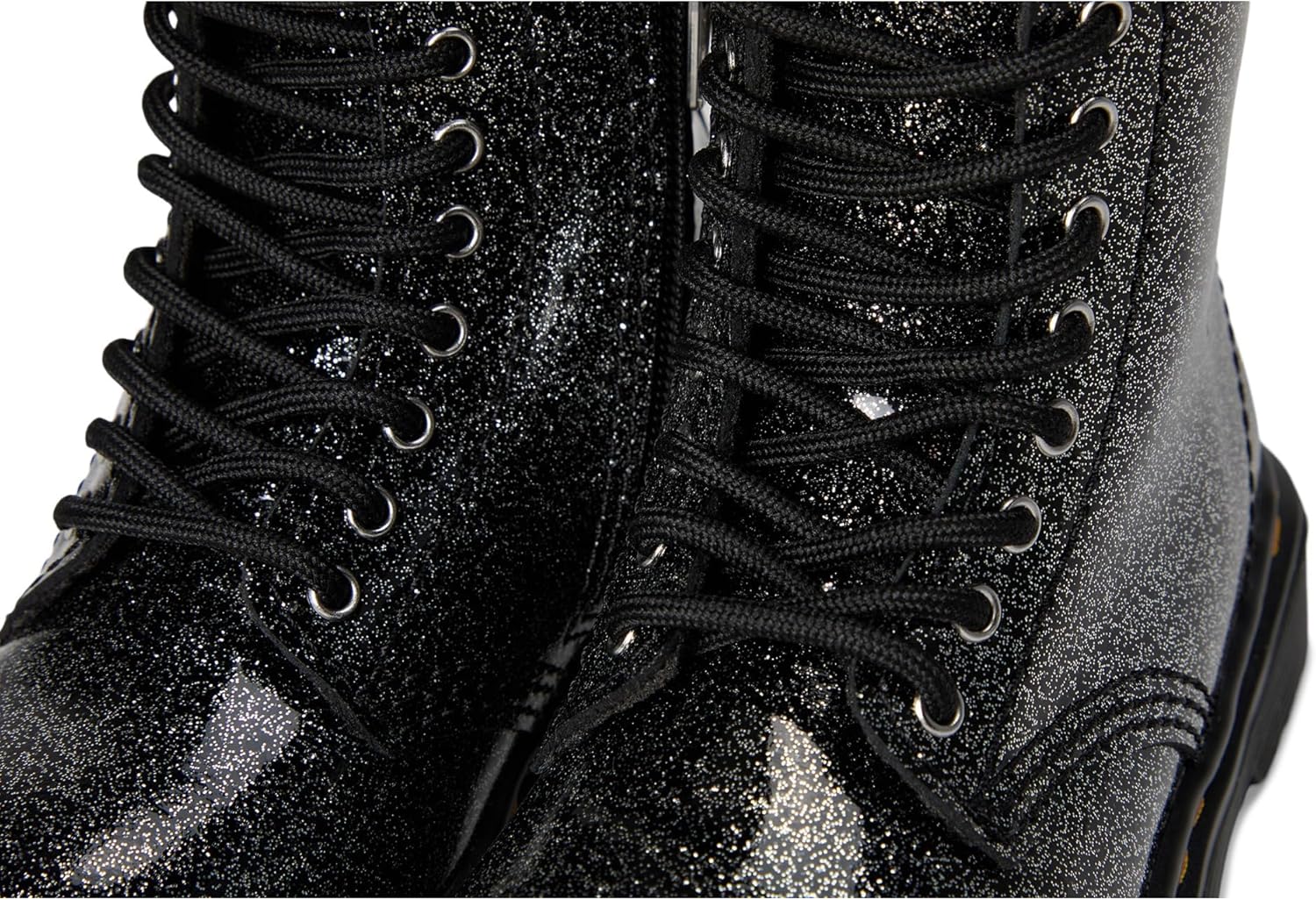 картинка Ботинки Dr. Martens 1460 Softy T унисекс детские, черный/серебристый от магазина Одежда+
