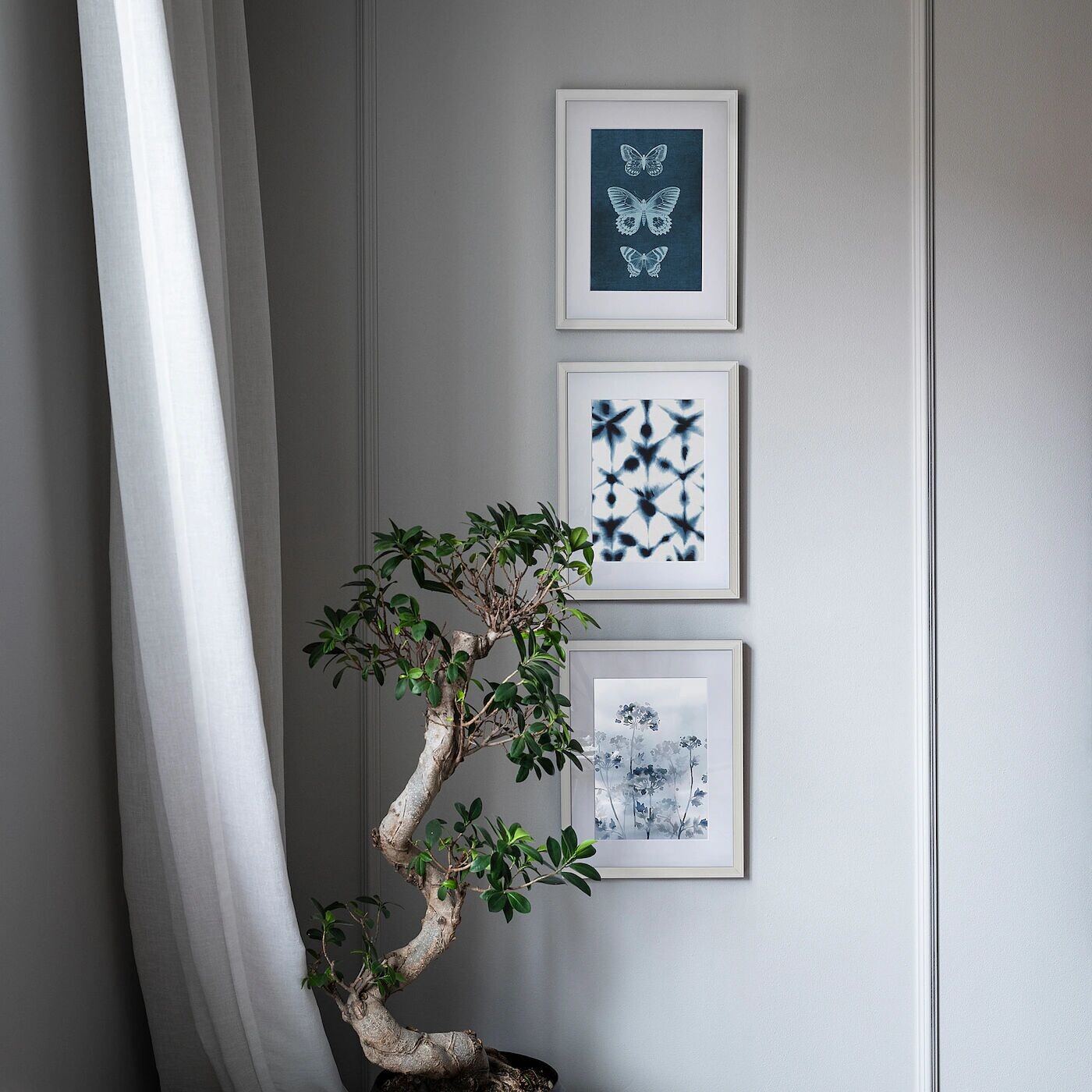 картинка Рамка, белая, 30х40 см, KNOPPÄNG IKEA от магазина Одежда+