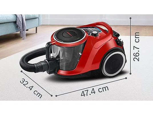 картинка Пылесос Bosch BGC41Pet Serie 6 ProAnimal, красный / черный от магазина Одежда+