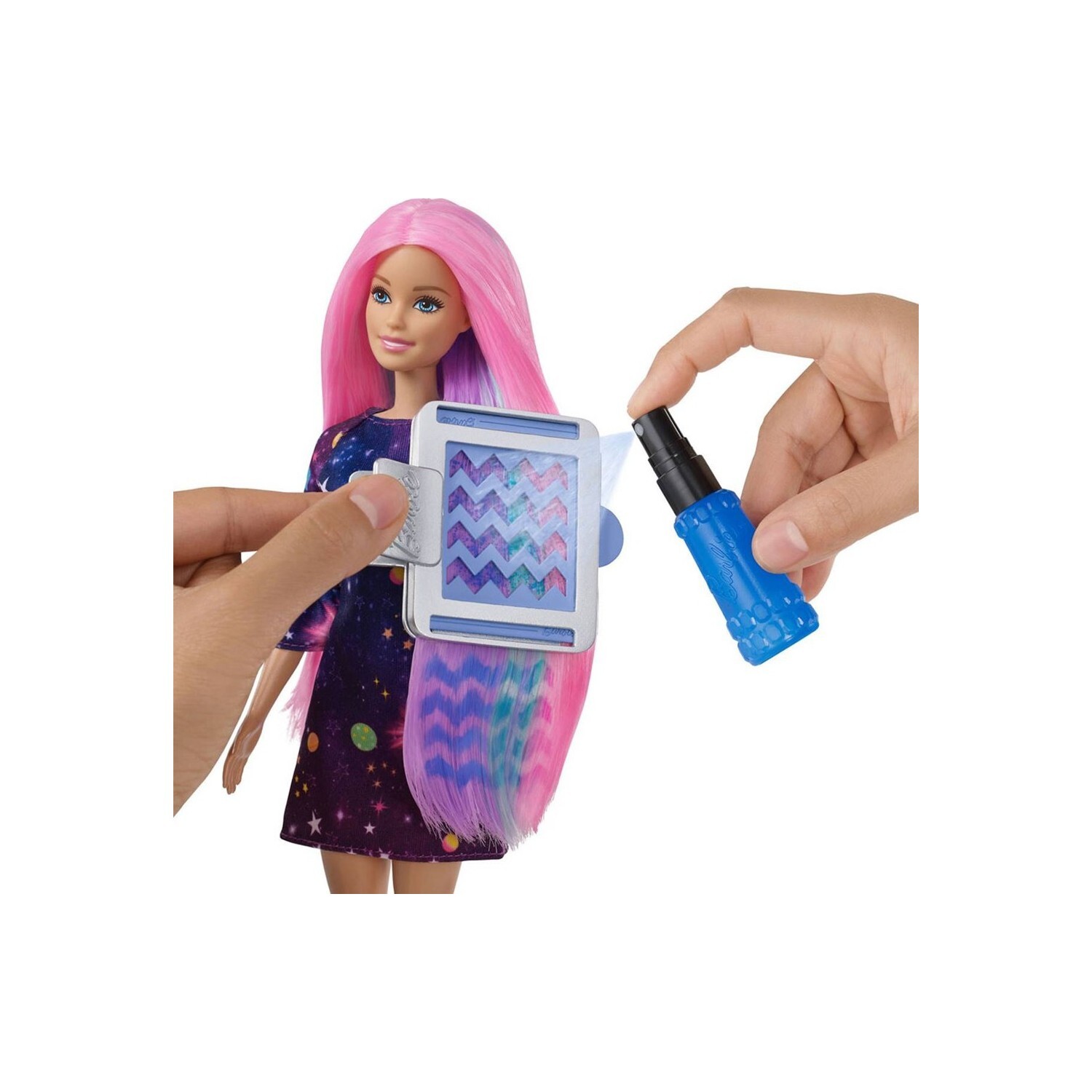 картинка Кукла Barbie с цветными волосами от магазина Одежда+