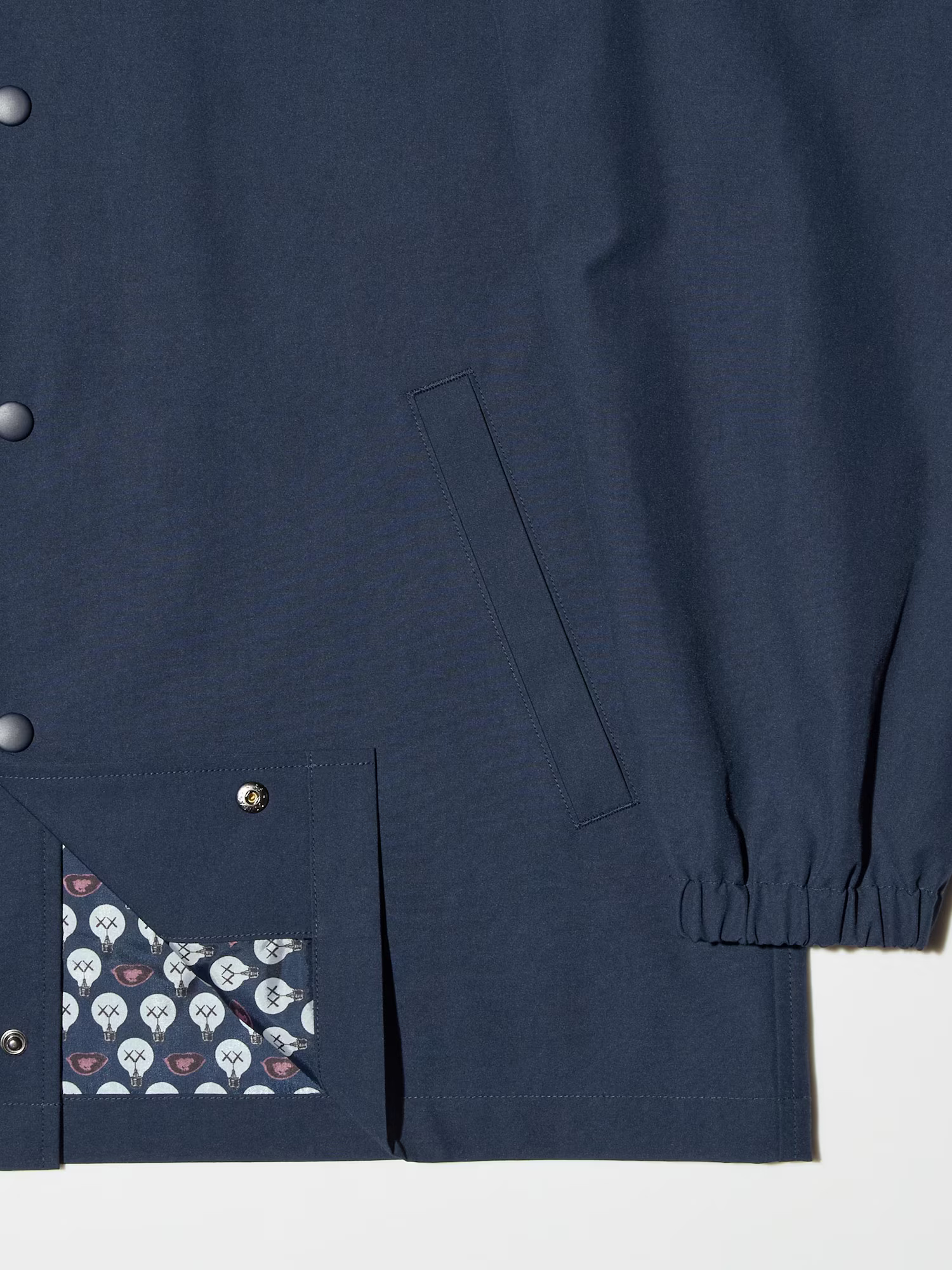 картинка Куртка Uniqlo KAWS + Warhol, унисекс, темно-синИЙ от магазина Одежда+