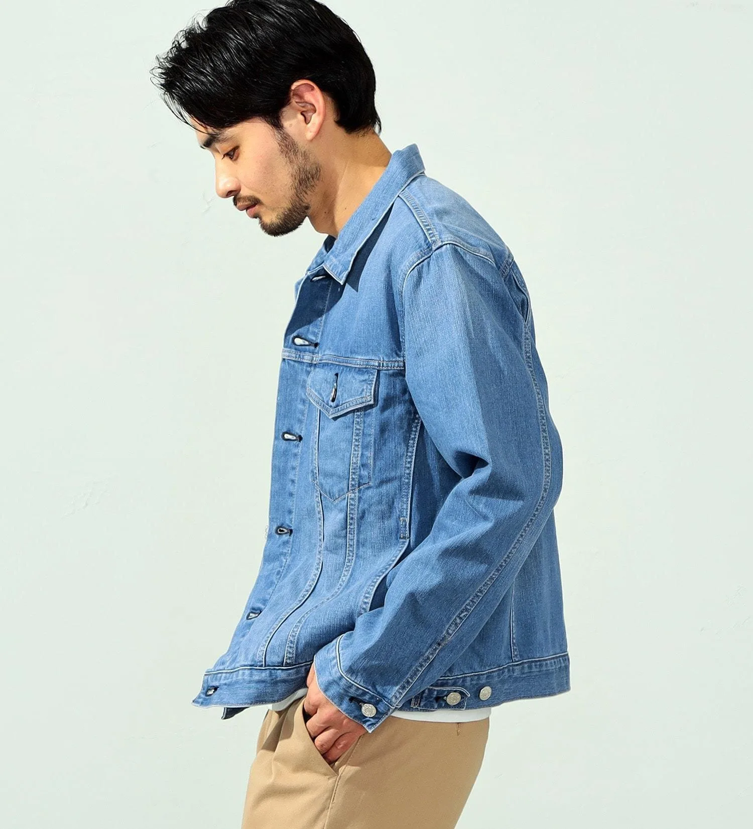картинка Джинсовая куртка Edwin, Light blue от магазина Одежда+