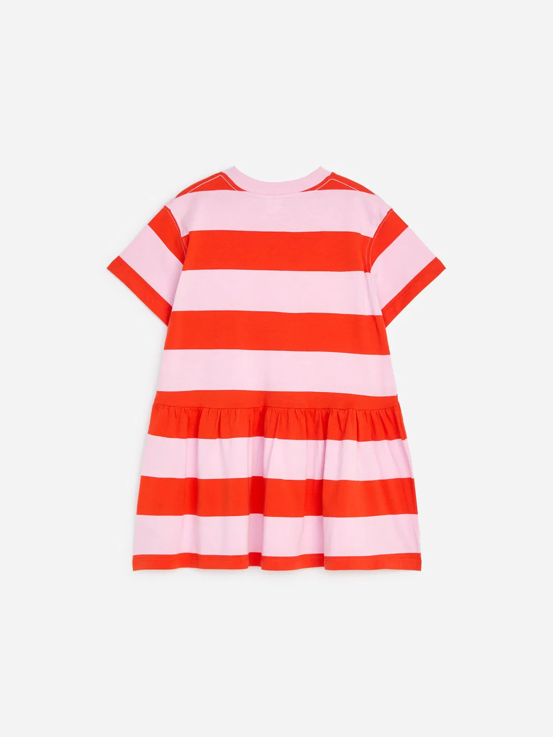 картинка Трикотажное платье с оборками Arket, Rosa/Rot от магазина Одежда+