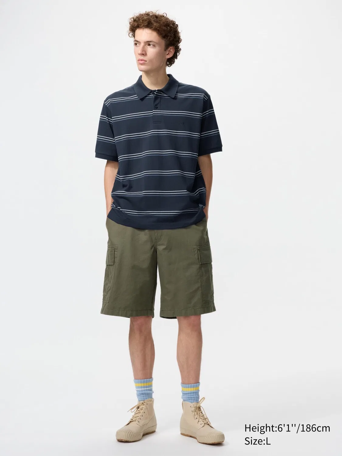 картинка Шорты карго Uniqlo, коричневый от магазина Одежда+
