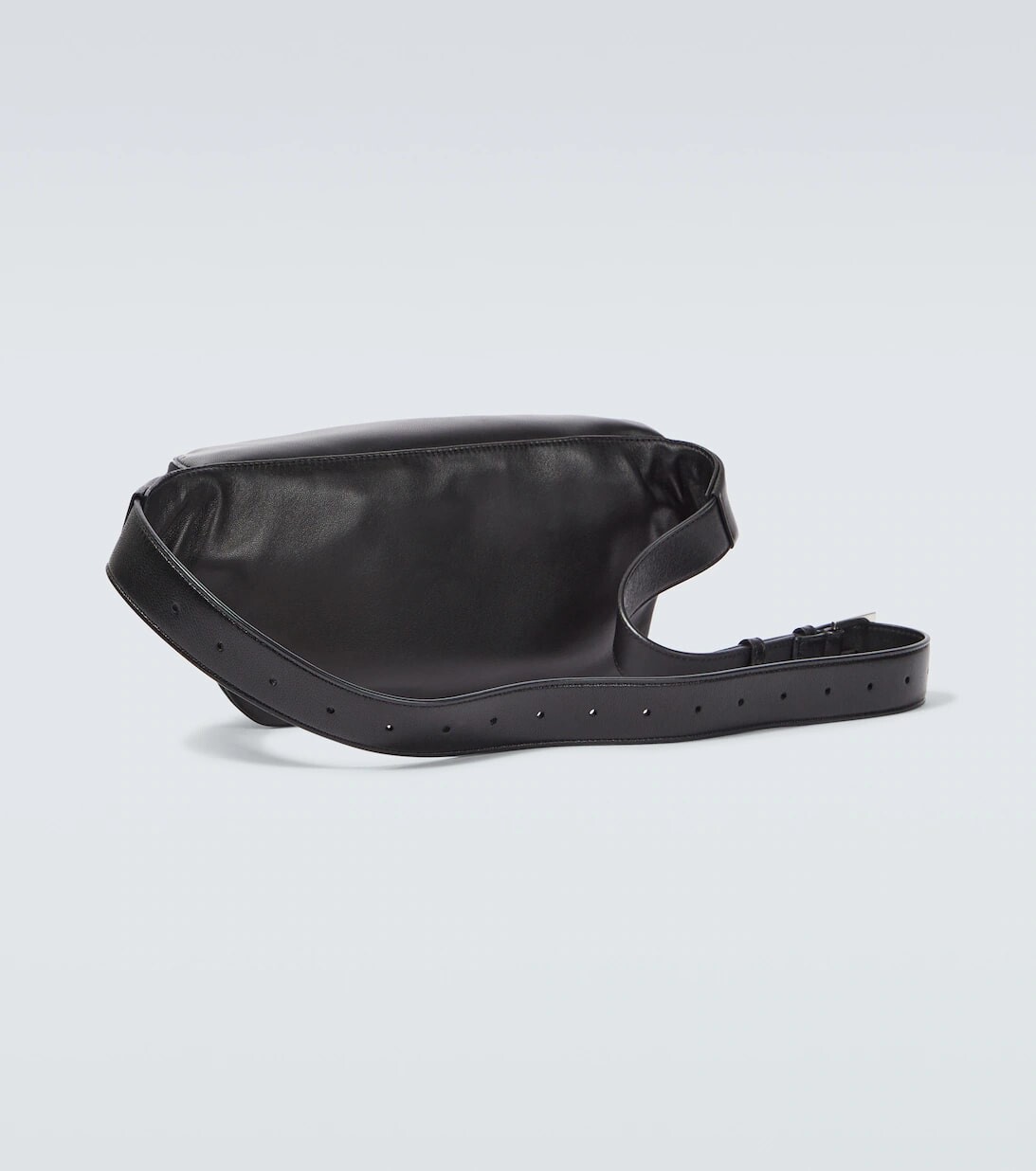 картинка Поясная сумка Saint Laurent Cassandre Leather, черная от магазина Одежда+