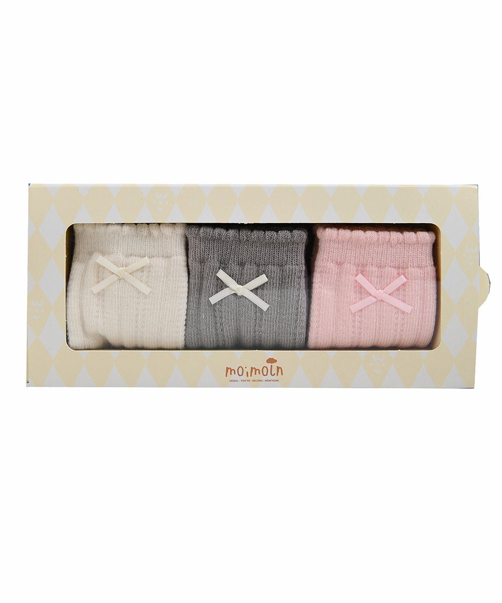 картинка Носочки с лентами для новорожденных Moimoln, Pink от магазина Одежда+