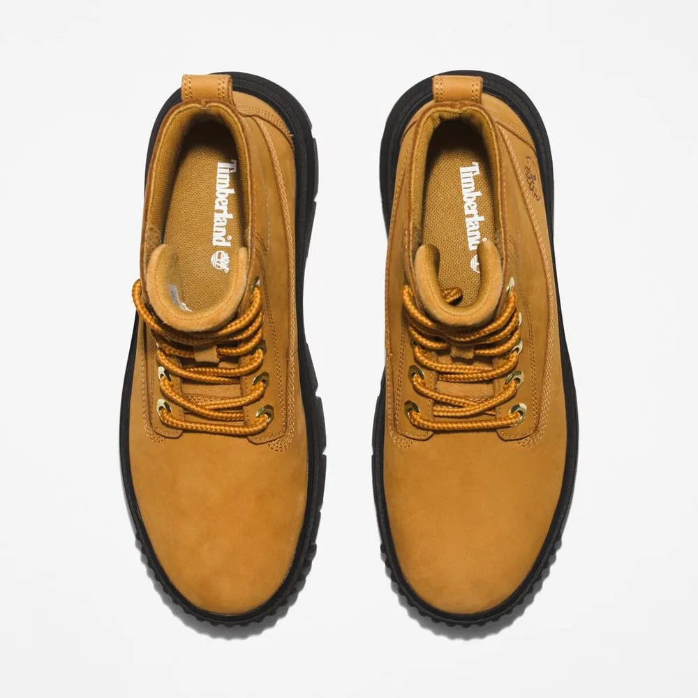 картинка Женские ботинки кожаные Timberland Greyfield Field Mid, Brown от магазина Одежда+