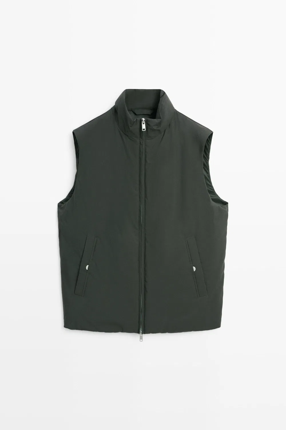 картинка Жилет Massimo Dutti Ultra-lightweight Water-repellent Down, темный меланж от магазина Одежда+
