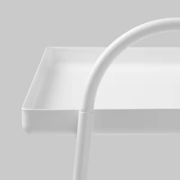 картинка Столик прикроватный Ikea Hattasen Shelf Unit, белый от магазина Одежда+