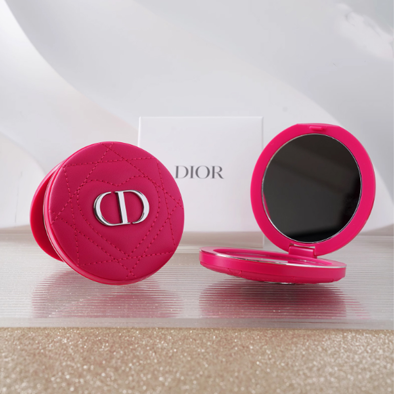 картинка Складное карманное зеркало Dior, ярко-розовый от магазина Одежда+
