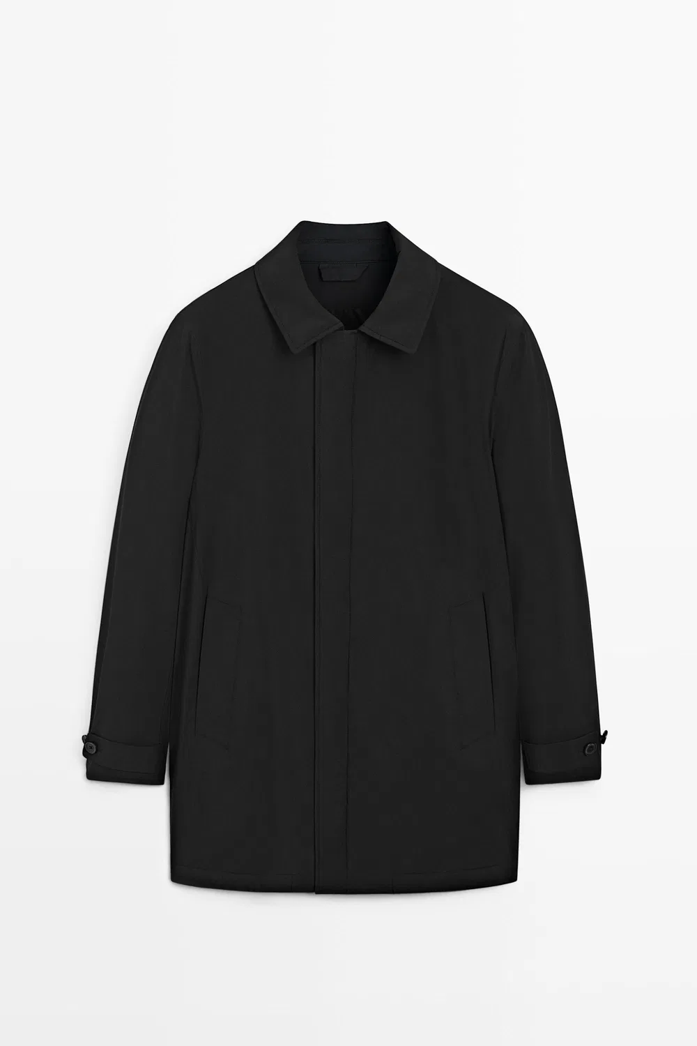 картинка Тренч Massimo Dutti, женский, черный от магазина Одежда+