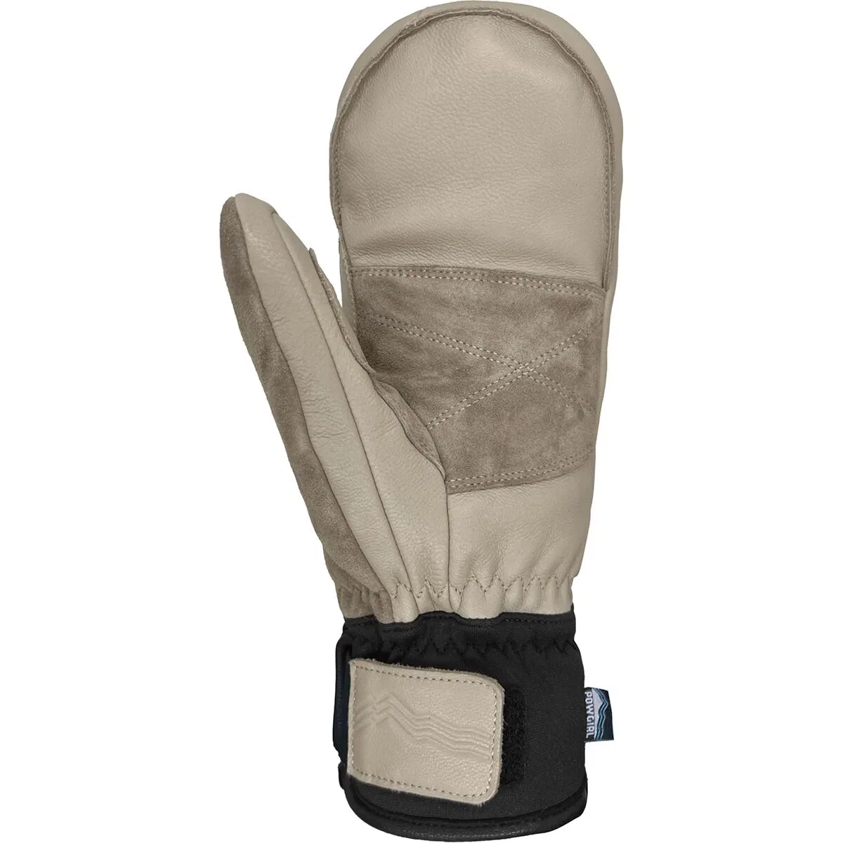 картинка Женские варежки с кожаной отделкой Outseam Mitten Auclair, Burgundy от магазина Одежда+