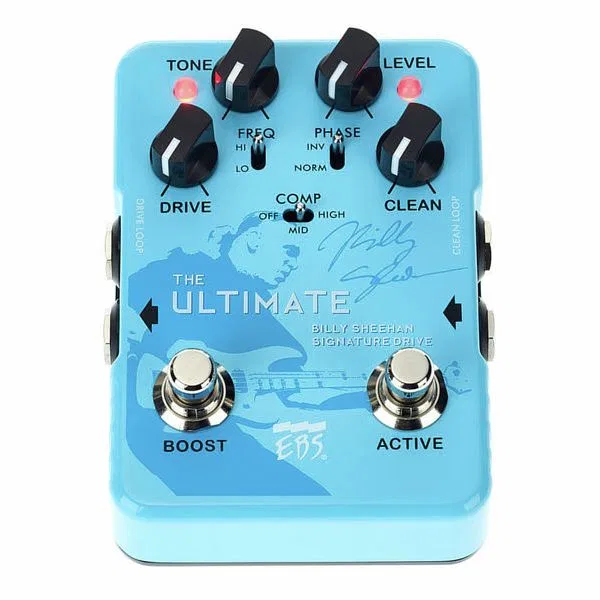 картинка Overdrive/Boost педаль EBS Billy Sheehan Signature Drive, Black от магазина Одежда+