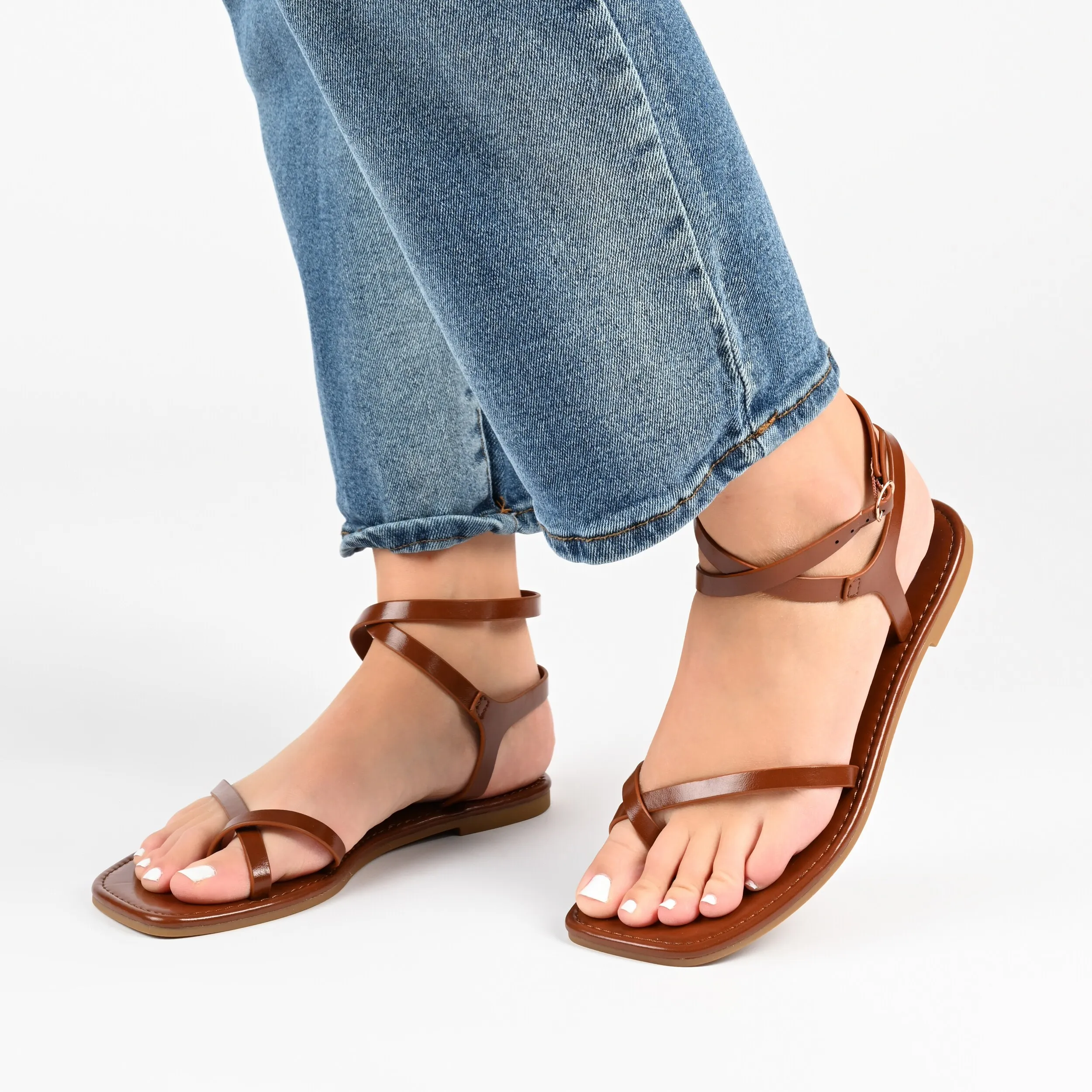 картинка Сандалии Charra Sandal Journee Collection, бежевый от магазина Одежда+