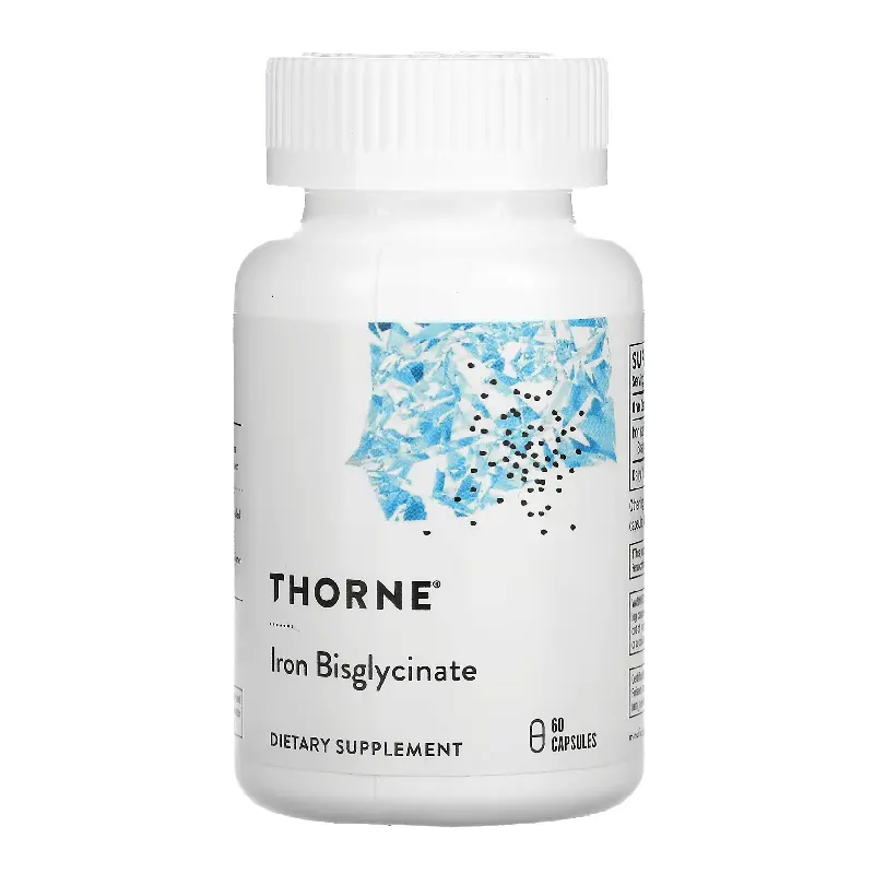 картинка Железо бисглицинат Thorne Research 25 мг, 60 капсул от магазина Одежда+