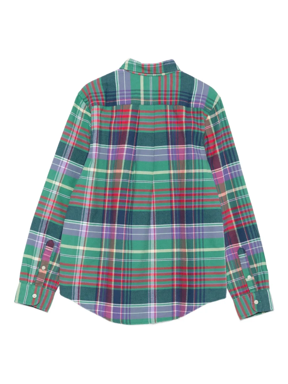 картинка Рубашка в клетку Polo Ralph Lauren Kids, зеленый от магазина Одежда+