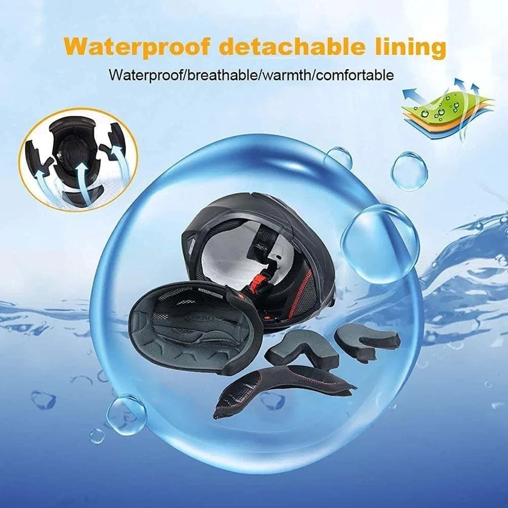 картинка Мотоциклетный шлем модульный откидной DJCALA, P от магазина Одежда+