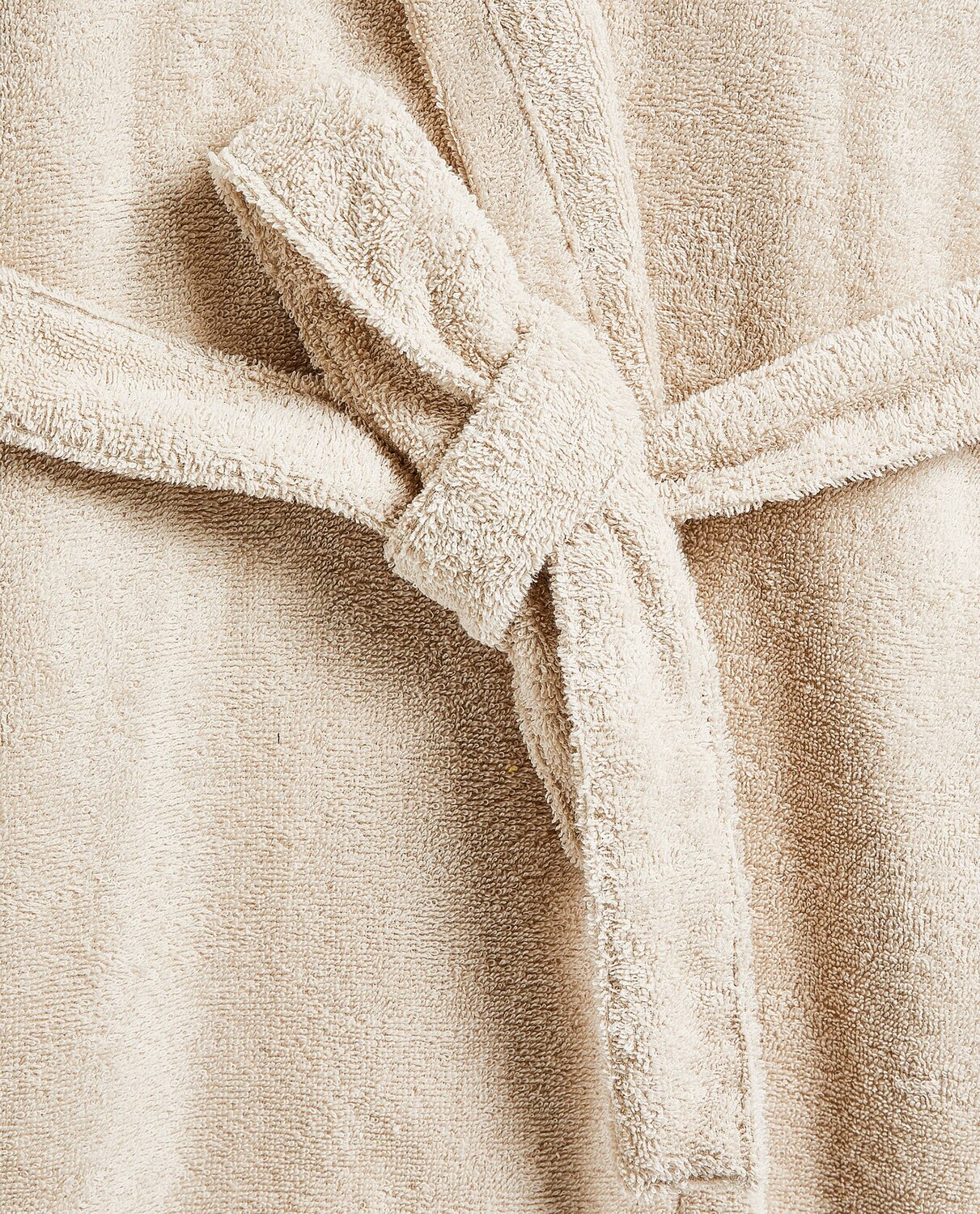 картинка Халат Zara Home Cotton Bathrobe With Hood, бежевый от магазина Одежда+