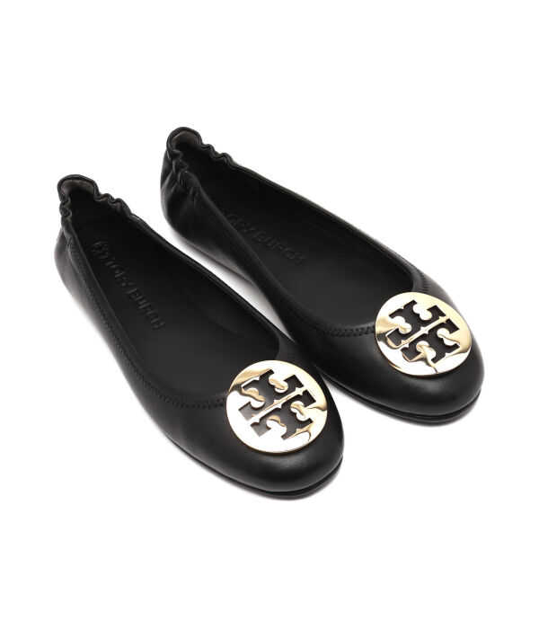 картинка Балетки женские Tory Burch кожаные, черный от магазина Одежда+