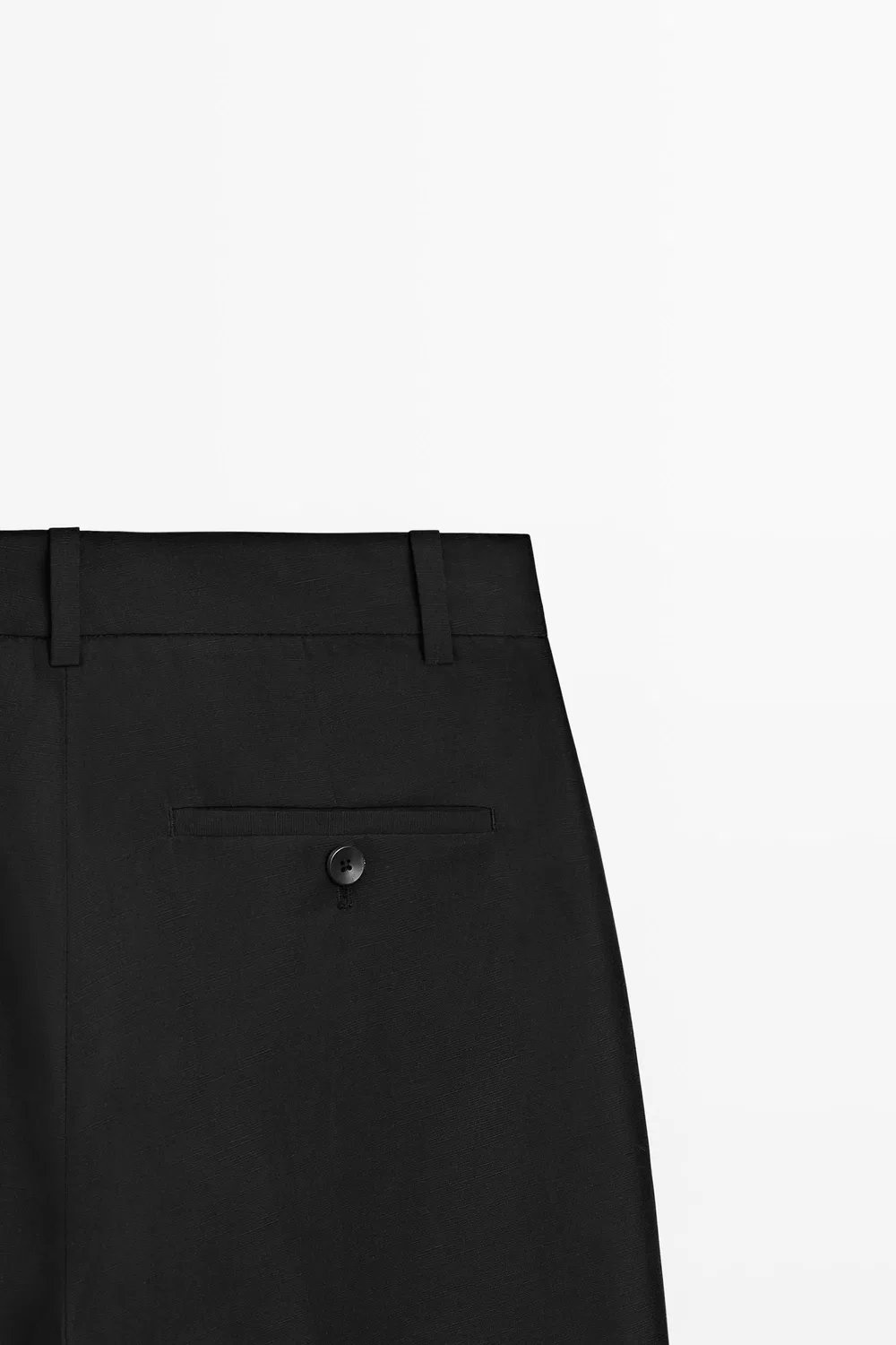 картинка Брюки-капри Massimo Dutti Slim Fit, черный от магазина Одежда+