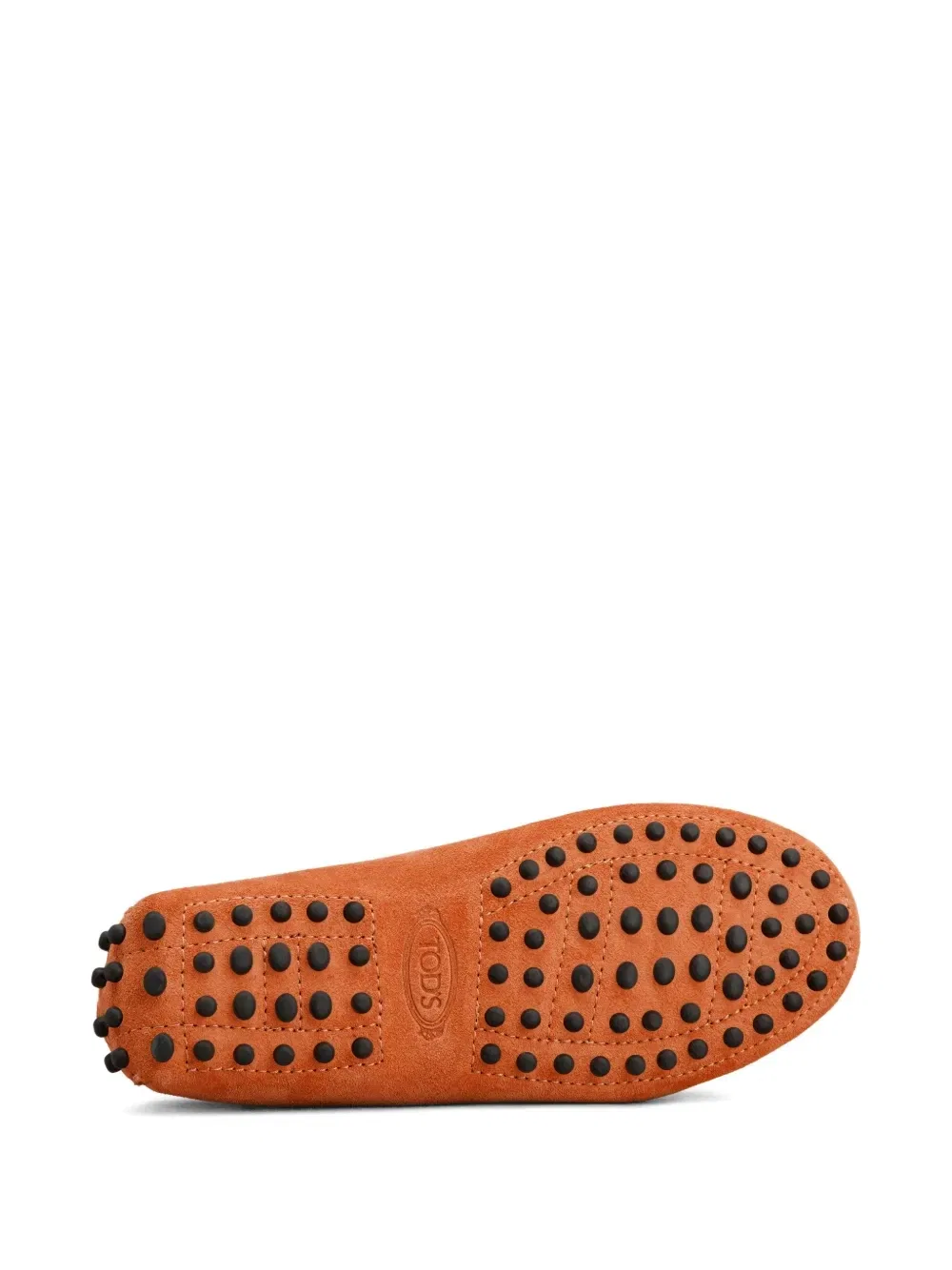 картинка Лоферы Gommino из замши Tod's, оранжевый от магазина Одежда+
