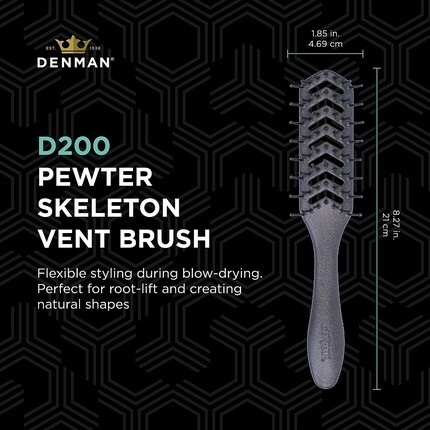 картинка Скелетная щетка Denman D200 с вентиляционными отверстиями от магазина Одежда+